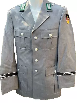 Buy German Officer Parade Jacket Genuine Army Dress Uniform 100% Wool B/W Grey New • 22.75£
