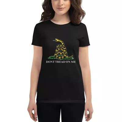 Buy Gadsden Flag. Dont Tread On Me Women's T-shirt Libertarian • 25.07£