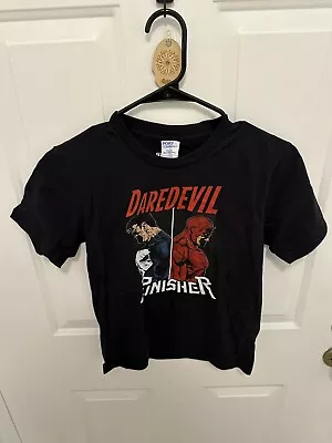 Buy Daredevil Punisher Kids T Shirt Black Size Small Youth New  • 14.21£