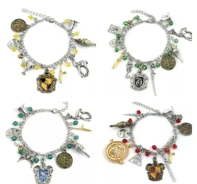 Buy Potters House Groups Fashion Bracelet Jewellery Slytherin Ravenclaw Gryffindor • 10.99£