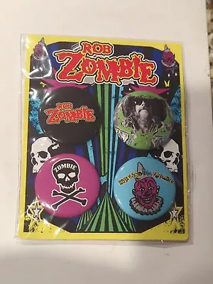Buy Rob Zombie 2022 Freaks On Parade VIP Merch Pin Set Rare And HTF • 31.32£