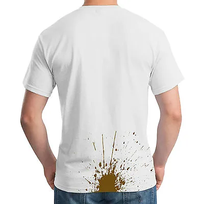 Buy Poo Stain T-Shirt - Funny Poop Splat Joke Stag Party Fancy Dress Prank Mens Top • 9.42£