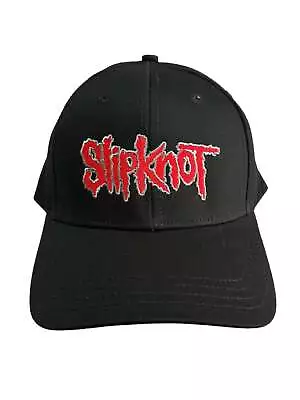Buy Slipknot Text Logo Official Embroidered Peak Cap Brand New • 19.94£