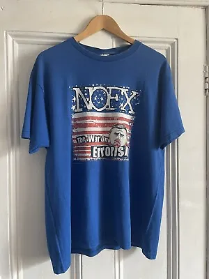 Buy Vintage Original Rare NOFX Tshirt War On Terrorism Descendants Lagwagon • 40£