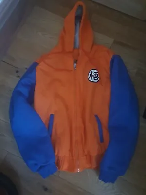 Buy Dragon Ball Z Dbz Goku Orange Blue Zip Hoodie Large • 79.99£