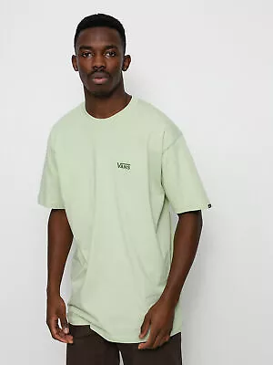 Buy Vans Left Chest Logo SS Lifestyle T-Shirt Men's Light Green Sportswear Tee Top • 37.52£
