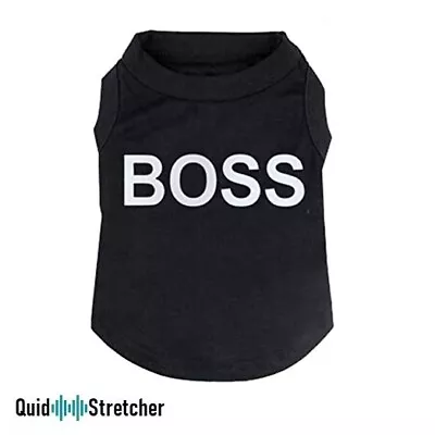 Buy Dog Black Pet Puppy T-Shirt Summer Top Vest Clothes Coat Apparel Costumes Warmer • 2.99£