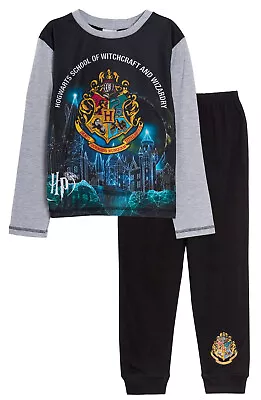 Buy Harry Potter Full Length Pyjamas Kids Hogwarts Boys Girls Long Pjs Set Nightwear • 7.95£