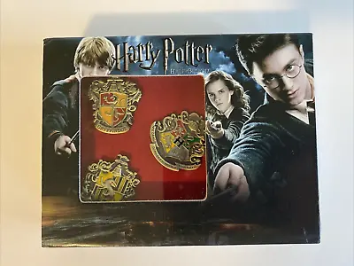 Buy 5pcs Harry Potter Hogwarts Pins Badges Gryffindor Slytherin Ravenclaw Hufflepuff • 19.17£