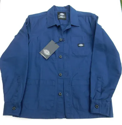 Buy Brand New BNWT Mens Dickies Deep Blue Thick Cotton Caprock Jacket Size Small £70 • 31£