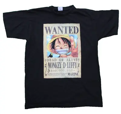Buy Vintage One Piece Monkey D Luffy Anime Manga T-shirt Bleach One Punch DragonBall • 28£