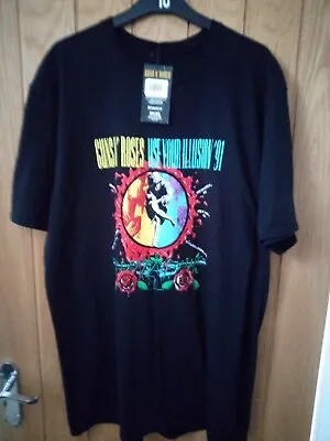 Buy 😎 Guns N Roses🔫🌹use Your Illusion 91 - Circle Splat💥t Shirt ( 2xl )⭐ New ⭐ • 10.99£