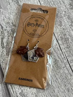 Buy WB Harry Potter Studio Tour London Chocolate Frog Earrings New On Backer.. • 11£