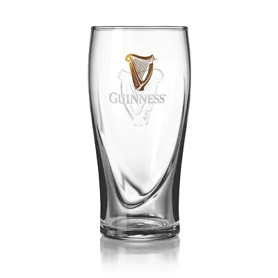 Buy Guinness Embossed Branded Beer 20oz Gravity Pint Glass Official Guinness Merch • 12.95£