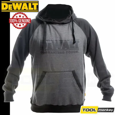 Buy Dewalt Hoodie - Genuine Dewalt Grey And Black Work Hoodie - Hooded Sweatshirt • 28.95£