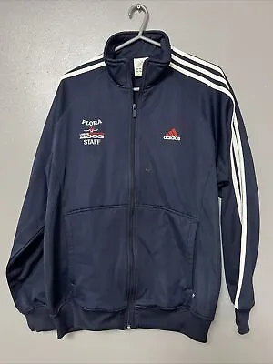 Buy Adidas Flora London Marathon 2005 Staff Zip Up Jacket 38/40 Medium • 12£
