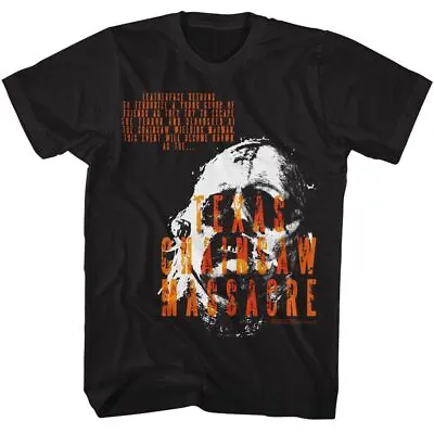 Buy Texas Chainsaw Massacre - Leatherface Overlap Text - Licensed - Adult T-Shirt • 86.88£