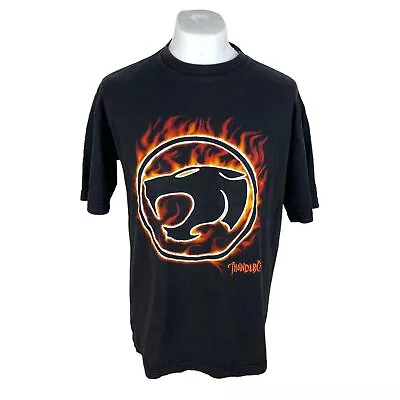Buy Thundercats Vintage T Shirt Large AAA Tag Graphic 90s Tee Vintage Black Tee • 25£