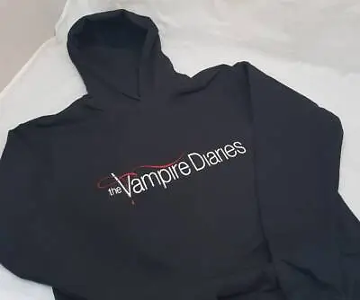 Buy Vampire Diaries Hoodie Age 5-6 To Adult XXL NEW Black  • 15.99£