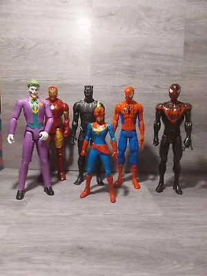 Buy Marvel DC 12” Inch Figures Bundle Spider-Man Ironman Batman Captain America • 15.99£