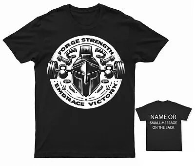 Buy Forge Strength Embrace Victory T-Shirt | Warrior Workout Tee • 12.95£