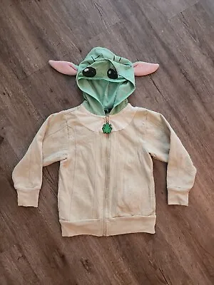 Buy Disney Star Wars Mandalorian Baby Yoda Boys X- Small Zip Up Hoodie Jacket Frog  • 16.88£