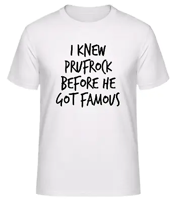 Buy I Knew Prufrock Before He Got Famous  Frank Turner T-shirt New S M L Xl Xxl  • 11£