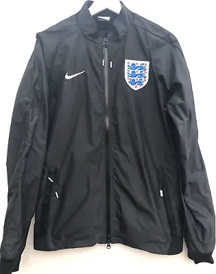 Buy NIKE ENGLAND Football Jacket Black Full Zip Mens Medium M • 29.95£