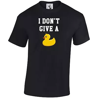 Buy I Don't Give A Duck Funny Pun Cute Novelty Gift T-shirt Adult Teens & Kids Sizes • 14.99£