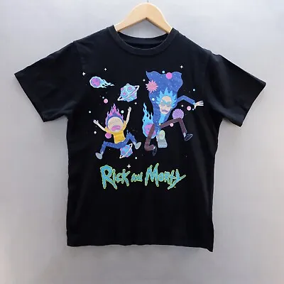 Buy Rick And Morty Mens T Shirt Black Small Adult Swim Graphic Print Cotton  • 9.02£