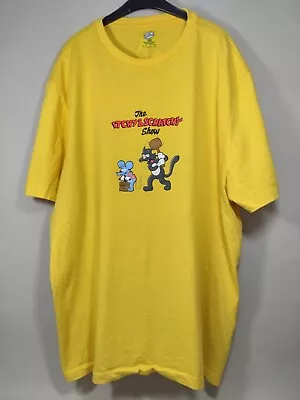 Buy The Simpsons The Itchy And Scratchy Show Double Sided  3XL Tee Shirt • 12.95£