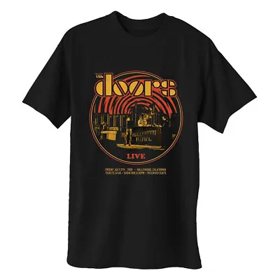 Buy The Doors T-Shirt Live 68 Retro Jim Morrison Official Black New • 14.95£