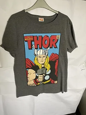Buy Marvel Comics Thor Men’s Grey T Shirt Size Uk Medium • 0.99£