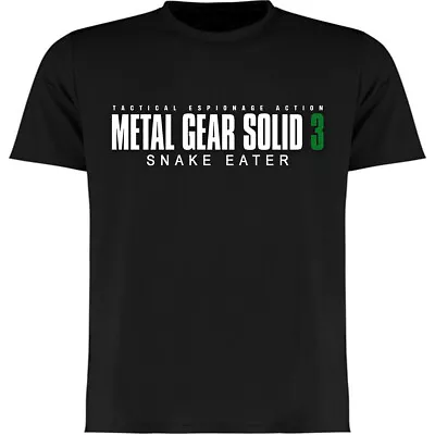 Buy Metal Gear Solid 3 Snake Eater Black T-shirt • 12.99£