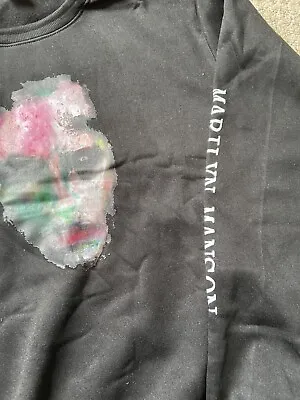 Buy Marilyn Manson Black We Are Chaos Sweatshirt New Size Xl • 13.99£