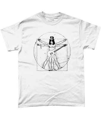 Buy Slash Vitruvian T Shirt Guns N' Roses Axl Rose Rock Tee Shirt • 13.95£