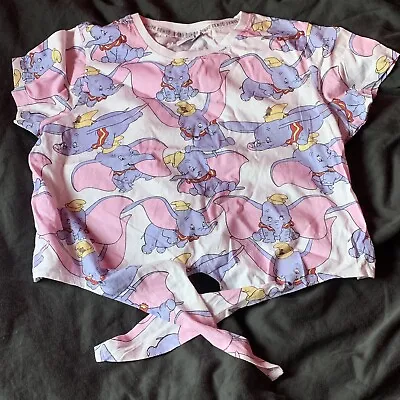 Buy Dumbo T-shirt Tie Up Bottom Size 14-16 • 8£