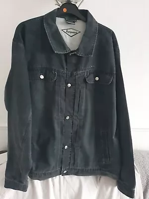 Buy Trepass Men's  Black Denim Jacket Size X L • 8£
