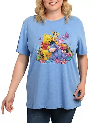 Buy Winnie The Pooh Eeyore Tigger Piglet T-Shirt Womens Plus Size • 18.94£