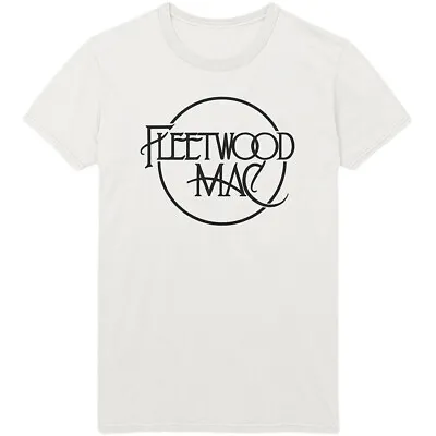 Buy Fleetwood Mac Classic Logo White T-Shirt OFFICIAL • 15.19£