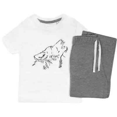 Buy 'Howling Wolf' Kids Nightwear / Pyjama Set (KP025332) • 14.99£