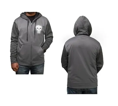 Buy Marvel Punisher! Space Dye Zip Up Hoodie! Officially Licensed, Size: Medium! • 12.27£