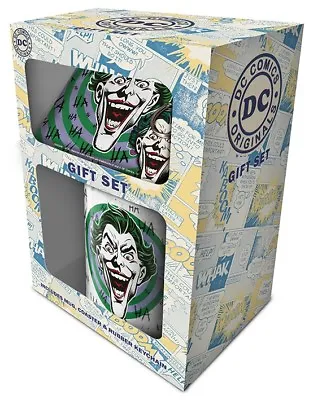 Buy Joker Batman Mug HaHaHa Coaster Key Chain Ring Gift Set DC Comics Official Merch • 9.95£