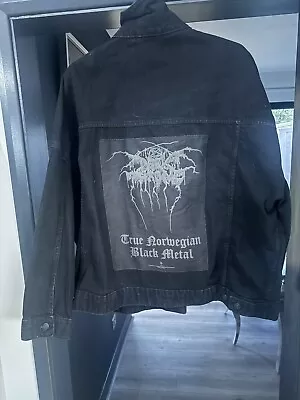 Buy Black Metal Battle Jacket XL Mayhem Dark Throne Emporer • 30£