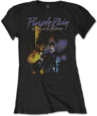 Buy Prince Purple Rain Womens Fitted T-Shirt OFFICIAL • 15.19£