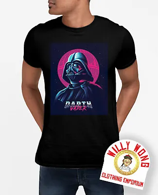 Buy Darth Vader T-shirt Future Classic Star Wars Sci FI Retro Poster Tee • 11.93£