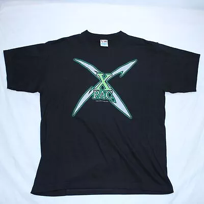 Buy Vintage WWF X PAC T Shirt Men L Black 1999 Wrestling Deadstock WWE DX Graphic • 69.99£