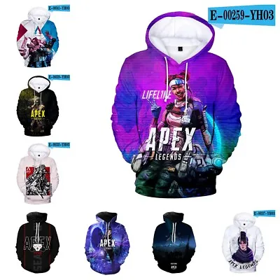 Buy Apex Legends 3D Unisex Men Women Children Hoodie Sweatshirt Hood Jumper Pullover • 26.99£