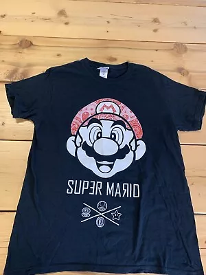 Buy Super Mario T-shirt Adult Medium 2014 Nintendo • 3.99£