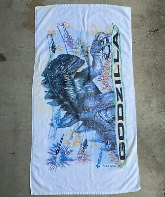 Buy 1998 Godzilla Movie Promotion Promo Merch Beach Towel Very Rare • 47.25£